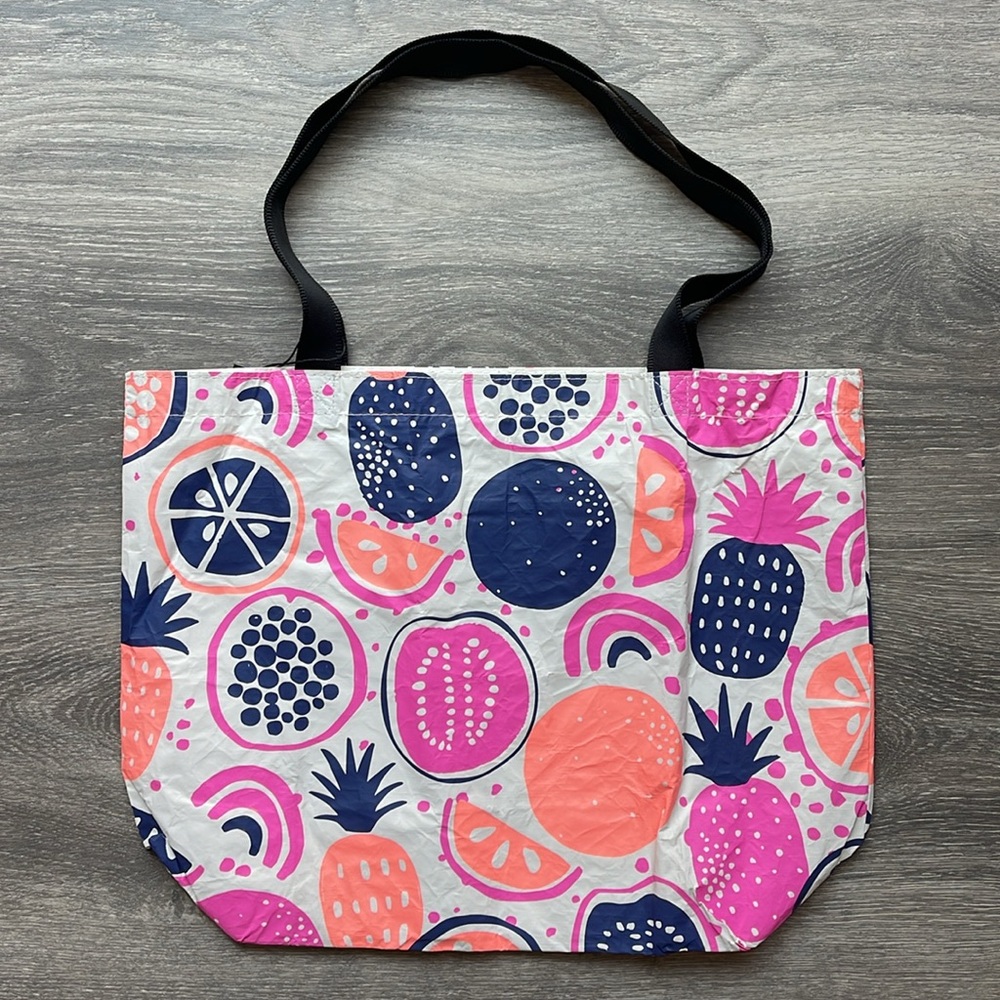 Aloha Collection Reversible Tote, Luau Punch, nectar - Picture 3 of 4